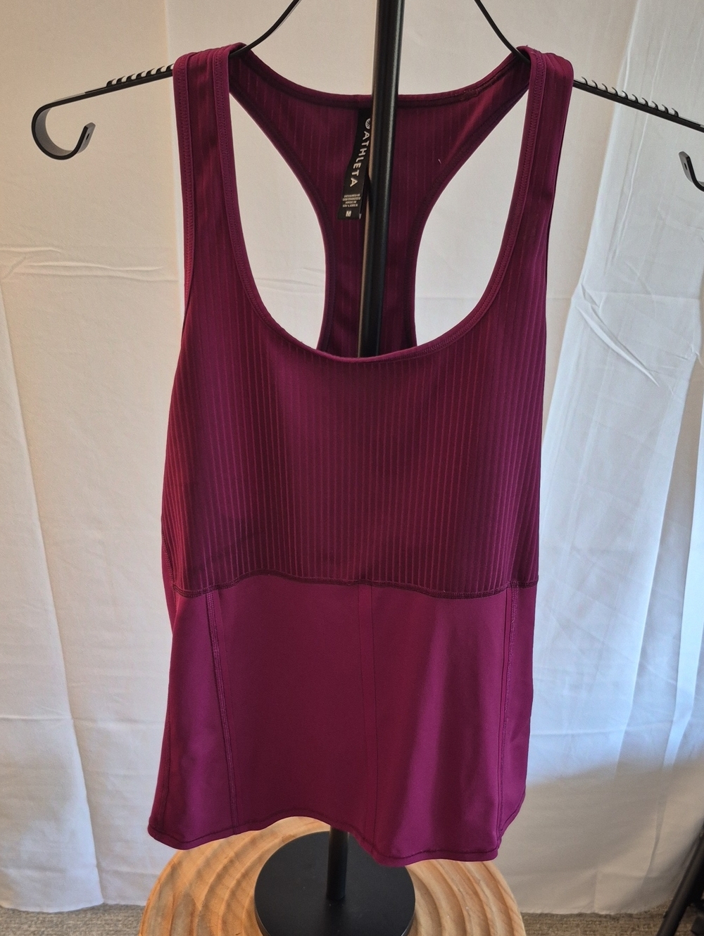 Athleta Plum Ribbed Racerback Tank